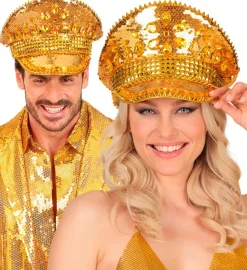 Glimmer Kaptajnhat Guld