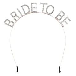 Glitrende Bride To Be Hårbøjle