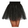 Glitrende Tutu Nederdel Sort