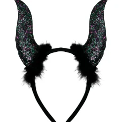 Glitter Djævlehorn Hårbøjle