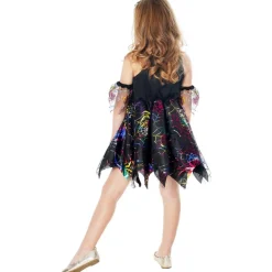Glitter Edderkop Børnekostume