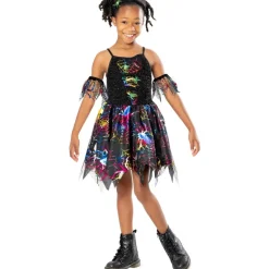 Glitter Edderkop Børnekostume