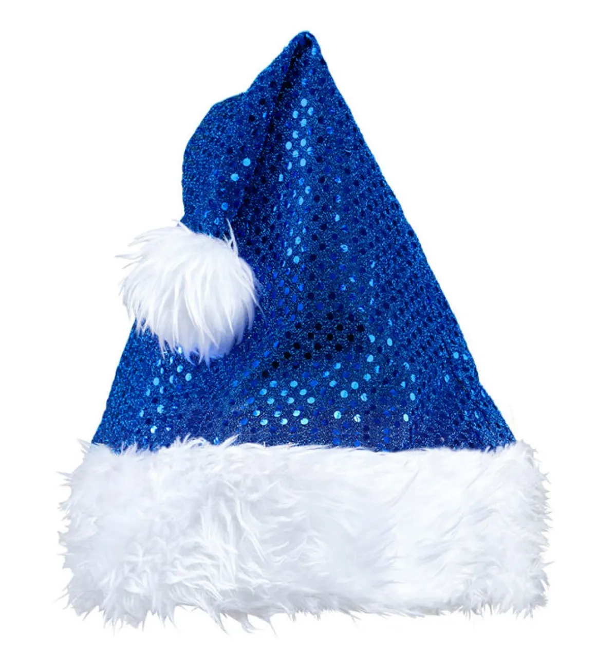 Glitter Nissehue Blå