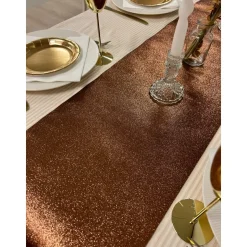 Glitter Premium Bordløber Chokolade