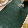 Glitter Premium Bordløber Fyrretræsgrøn