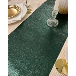 Glitter Premium Bordløber Fyrretræsgrøn