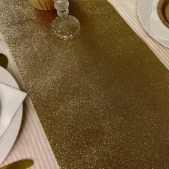Glitter Premium Bordløber Guld