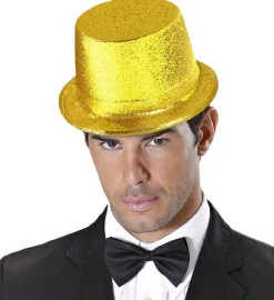 Glitter Tophat Guld