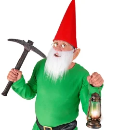 Gnom Kostumekit Rød