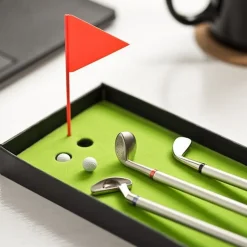 Golf Kuglepenne Sæt Med Green