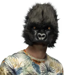 Gorilla Maske Sort