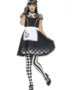 Gotisk Eventyrlig Alice Kostume