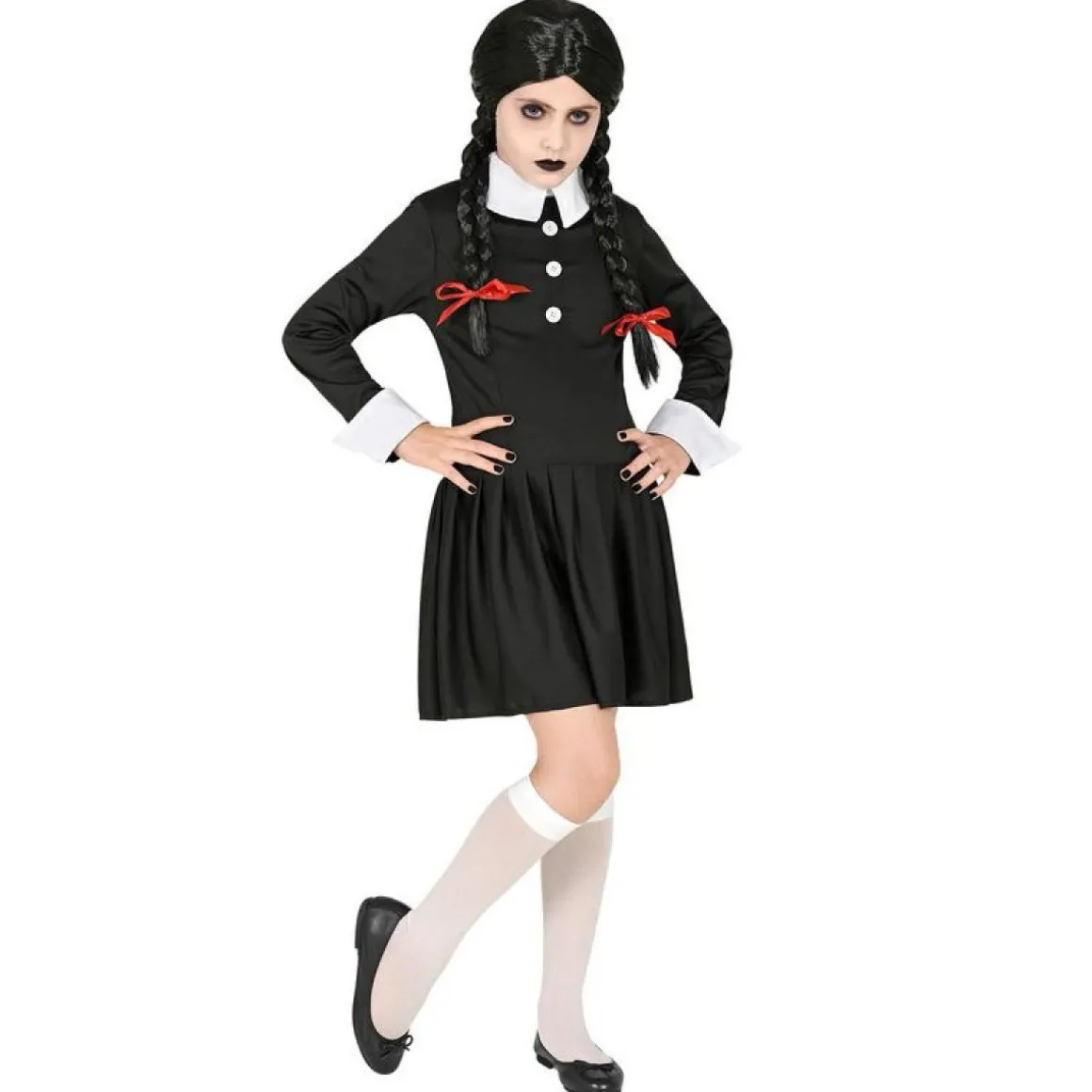 Gotisk Skolepige Børnekostume