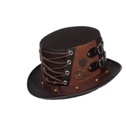 Gotisk Steampunk Hat Sort