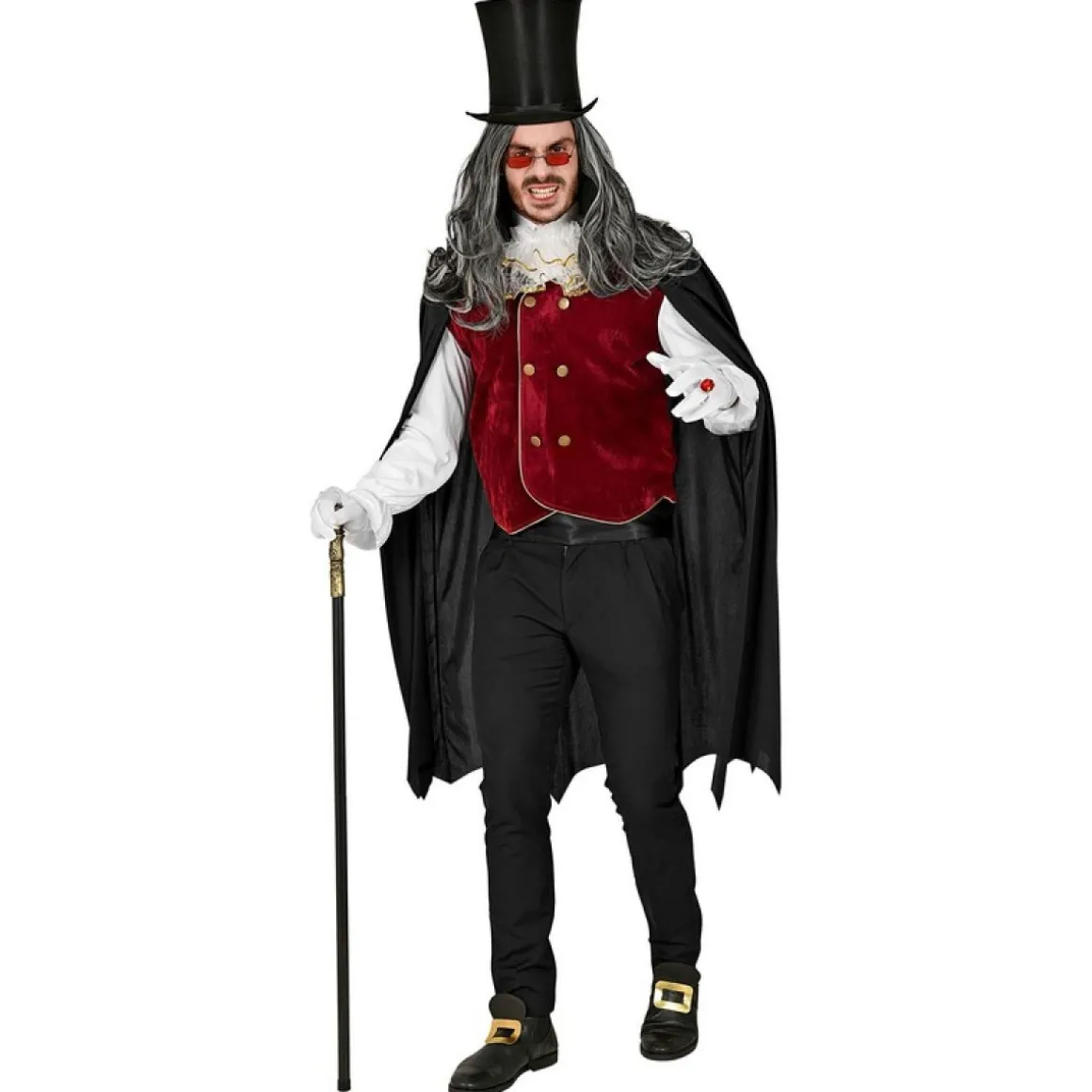 Gotisk Vampyr Grev Kostume