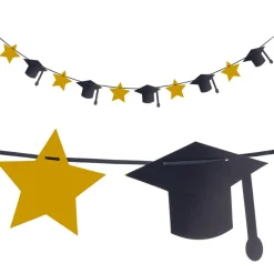 Graduation Huer & Stjerner Guirlande