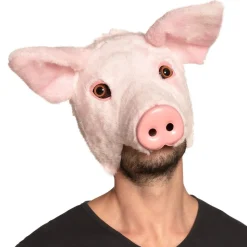 Gris Halvmaske Lyserød