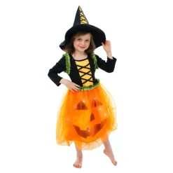 Græskar Heks Børnekostume