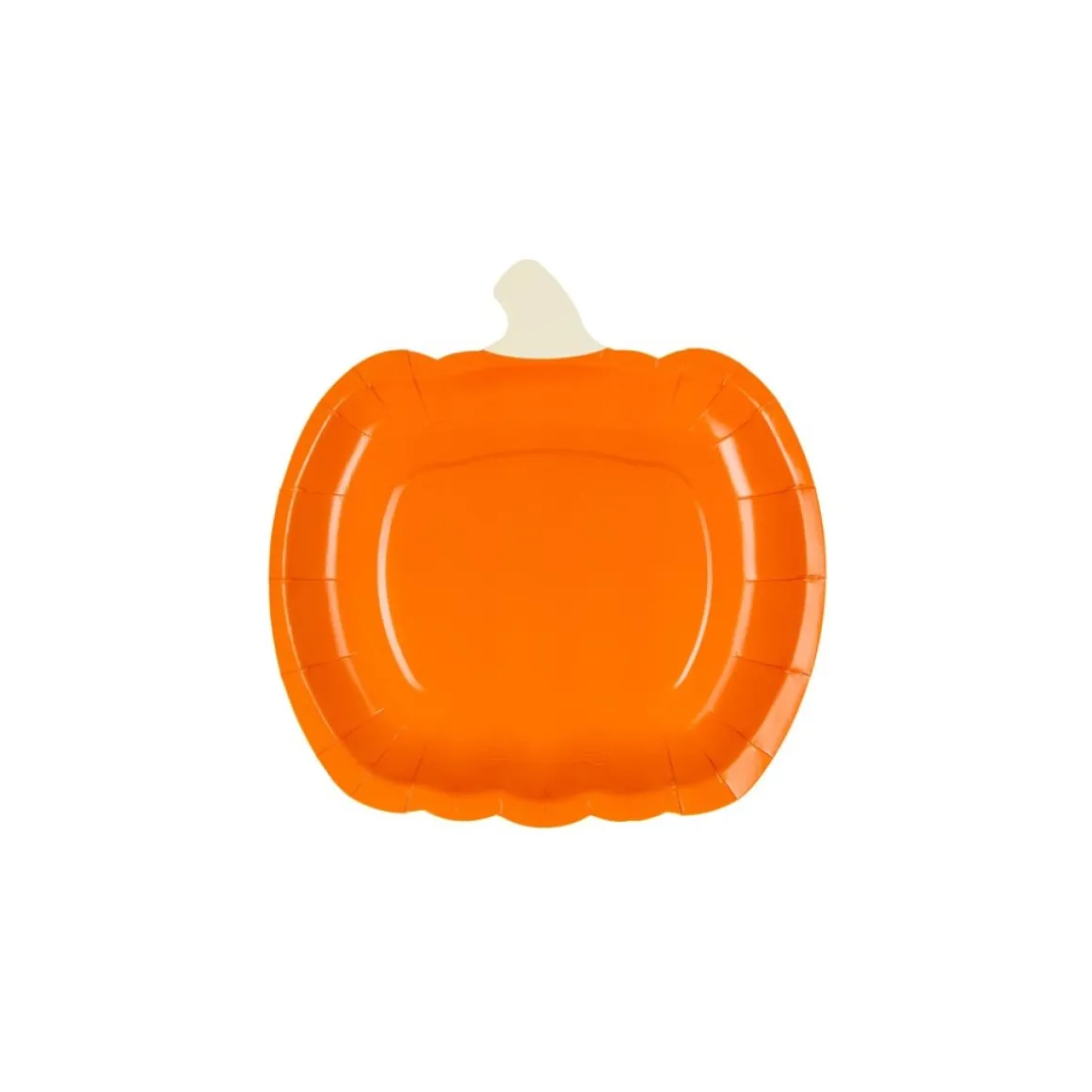 Græskar Paptallerkener Orange