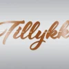 Guirlande Tillykke Kobber