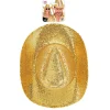 Guld Cowboyhat Med Pailletter