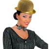 Guld Glimmer Bowlerhat