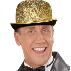 Guld Glimmer Bowlerhat