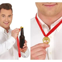 Guldmedalje Flaskeåbner Halskæde