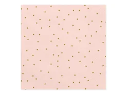 Guldprikkede Servietter Lyserød