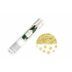 Gulstjerne Champagne Konfettirør