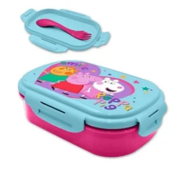 Gurli Gris® Madkasse Lyseblå/Pink