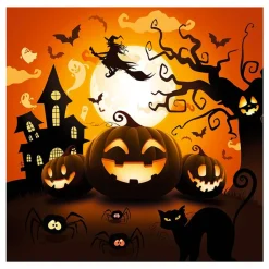 Halloween Græskar Servietter