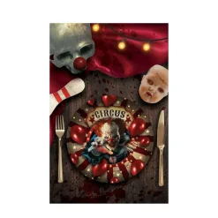 Halloween Cirkus Paptallerkener