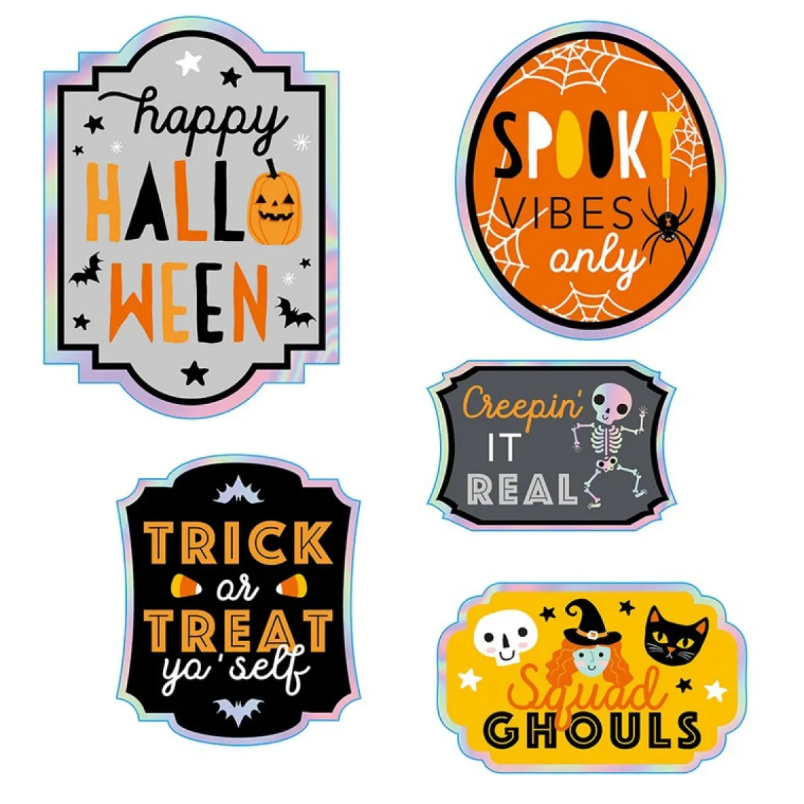 Halloween Flaske Klistermærker