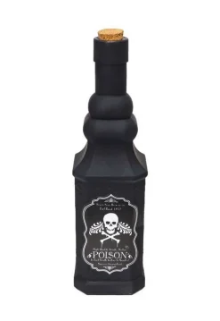 Halloween Giftflaske Sort