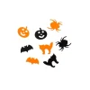 Halloween Konfetti Orange/Sort