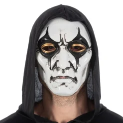 Halloween Maske Hvid/Sort