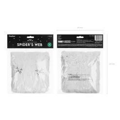 Halloween Spindelvæv Med Edderkopper 200g
