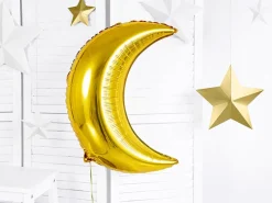 Halvmåne Folieballon Guld