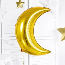 Halvmåne Folieballon Guld