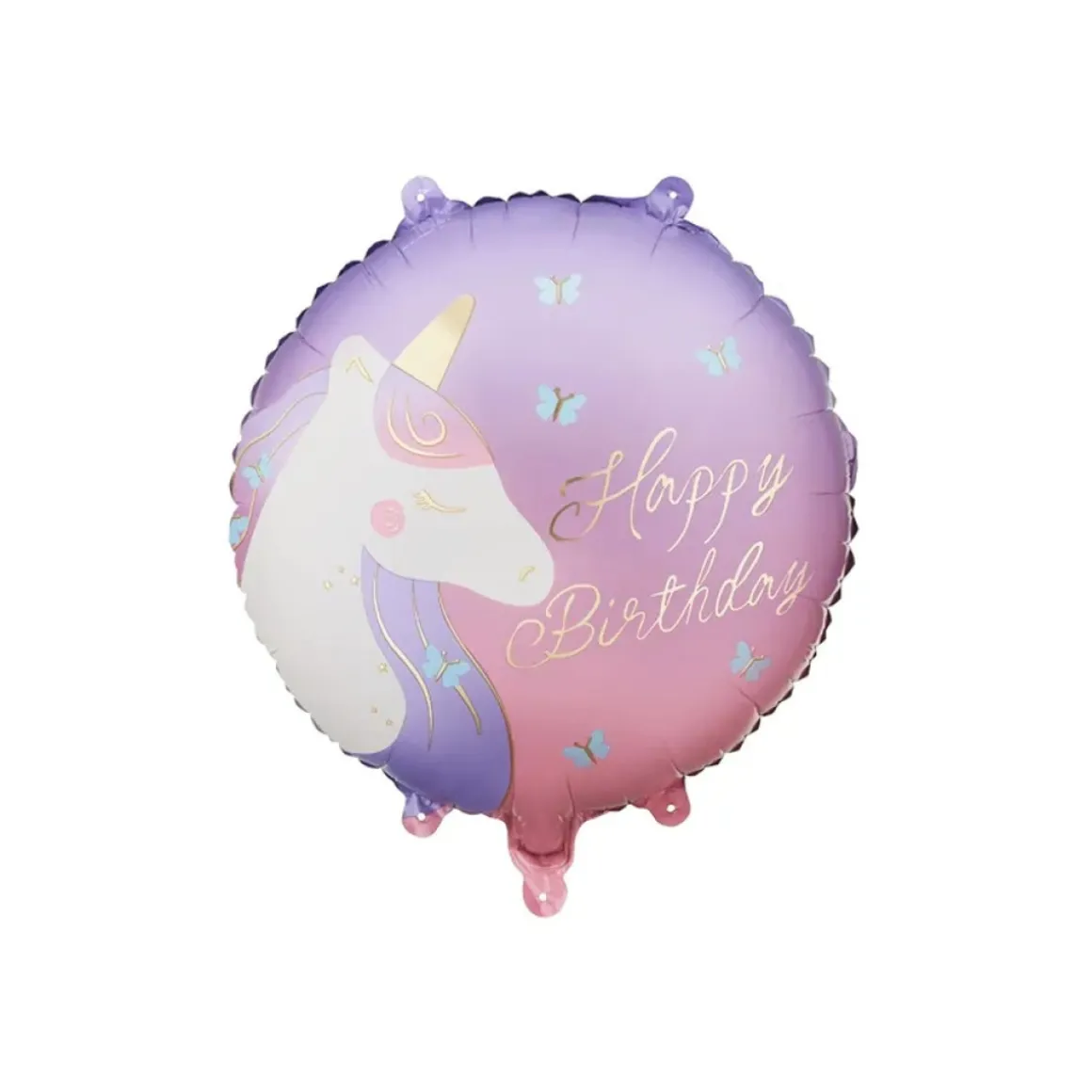 Happy Birthday Enhjørning Folieballon