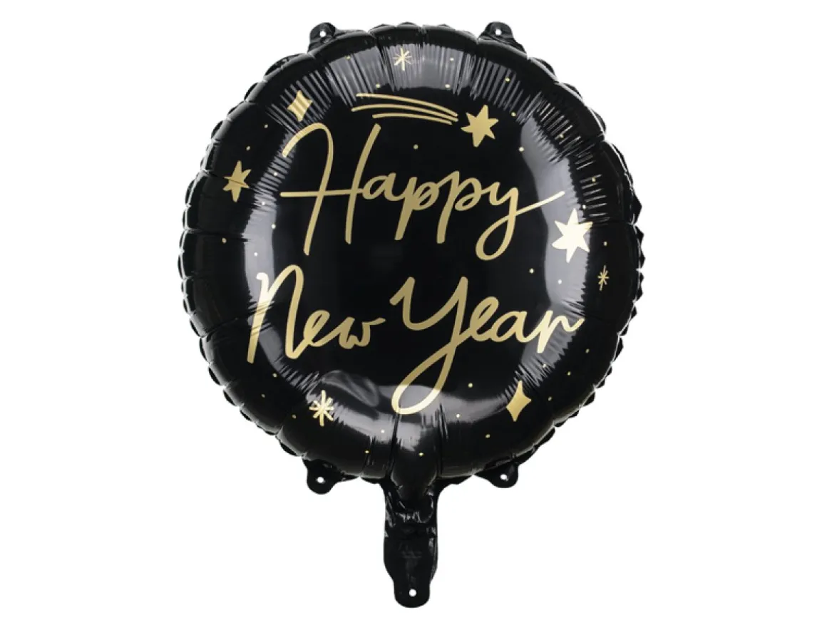 Happy New Year Folieballon Sort