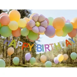 Happy Birthday Bogstavsguirlande Multi