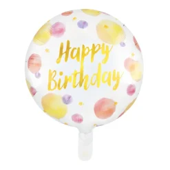 Happy Birthday Dots Folieballon