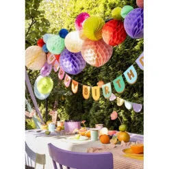 Happy Birthday Guirlande Farvemix