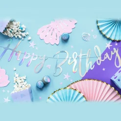 Happy Birthday Guirlande Iriserende