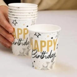 Happy Birthday Papkrus Guld