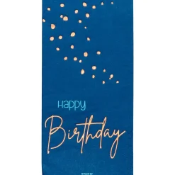 Happy Birthday Servietter True Blue