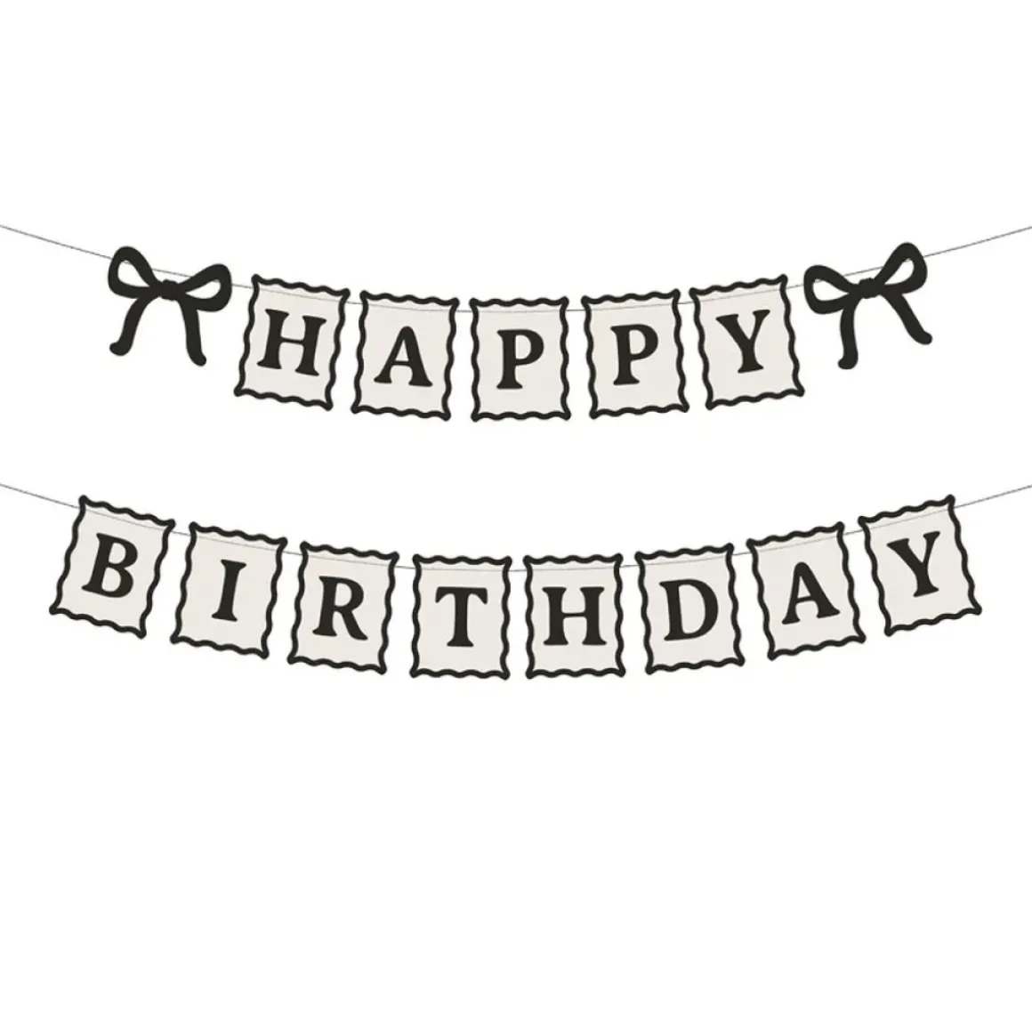 Happy Birthday Sløjfe Banner