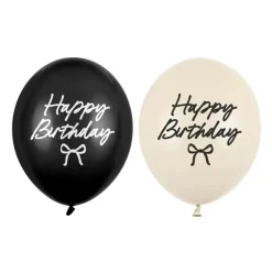 Happy Birthday Sløjfe Latexballoner